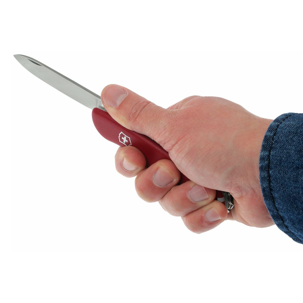Нож туристический Victorinox Outrider 0.9023 с фиксатором лезвия 14 функций красный - фото 6