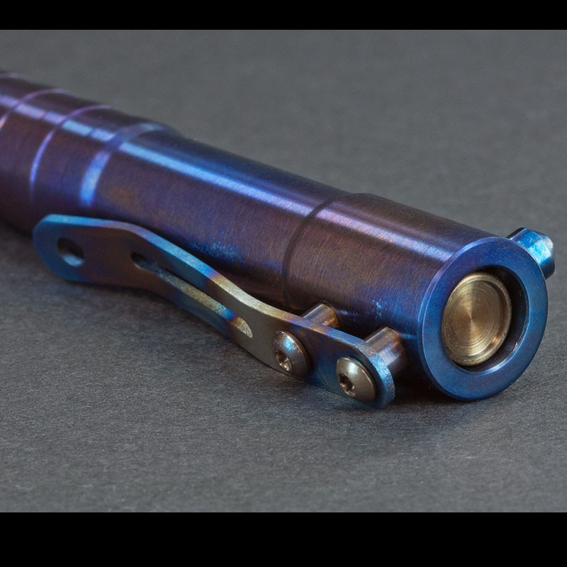 Тактическая ручка Cal .50 CID (Clip-Integrated-Design) Titanium Flame, Boker Plus 09BO074, градиент - фото 7