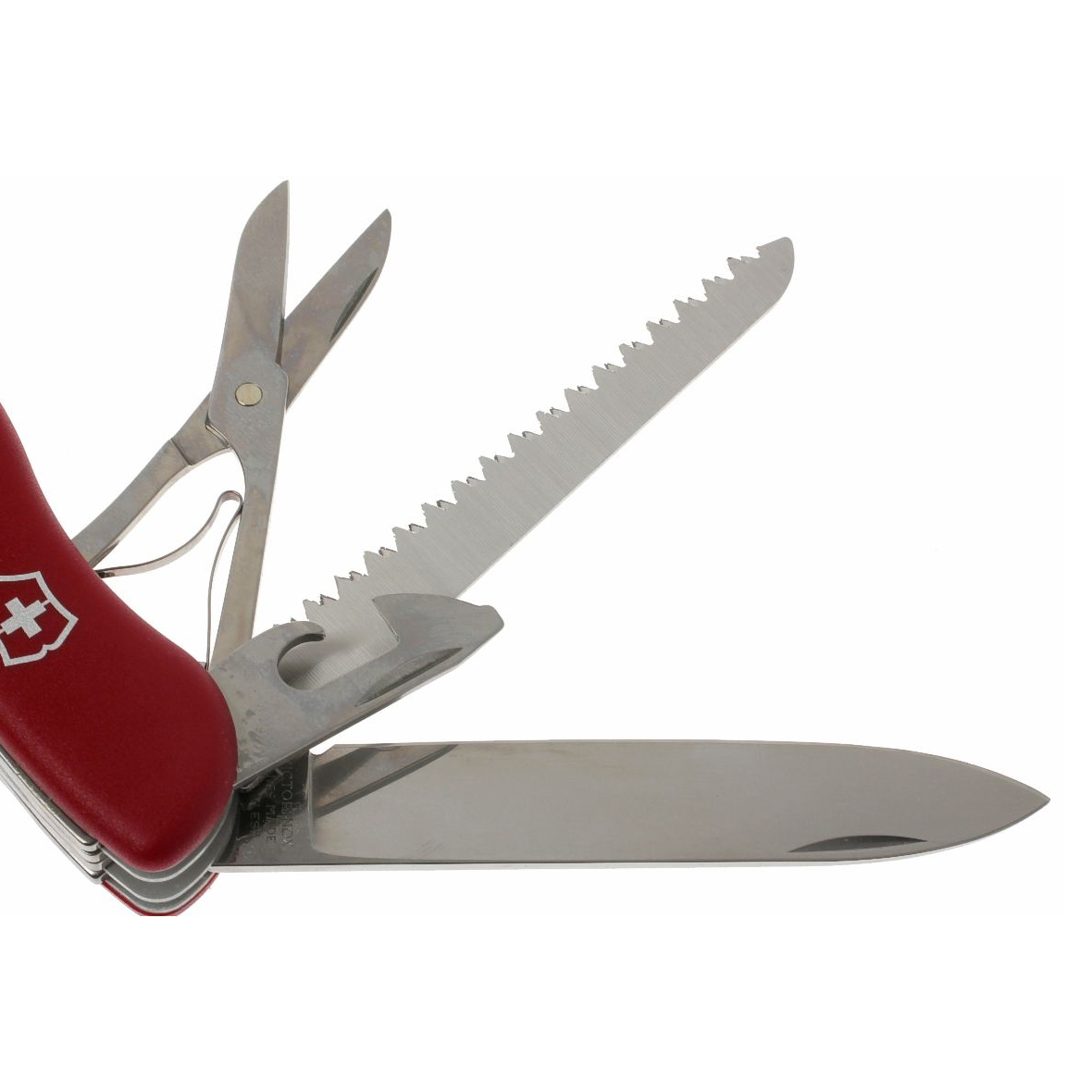 Нож туристический Victorinox Outrider 0.9023 с фиксатором лезвия 14 функций красный - фото 3