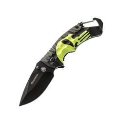 Фото Складной нож Лепрекон, 170 мм, рукоять желтый пластик