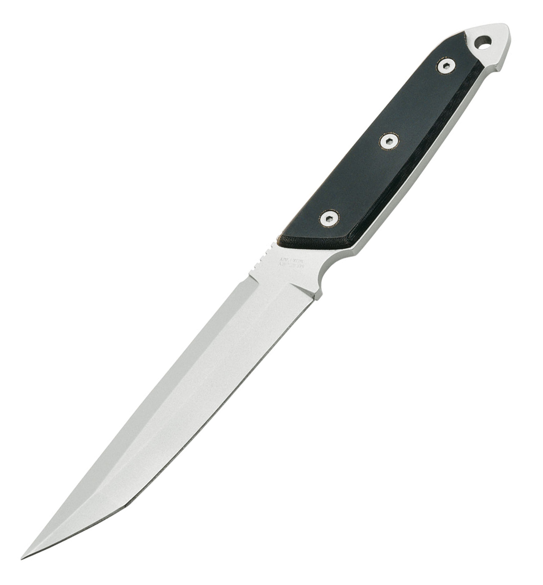 Нож с фиксированным клинком Mercury Combat MY\9221-22, сталь Z50CD15, рукоять черная микарта