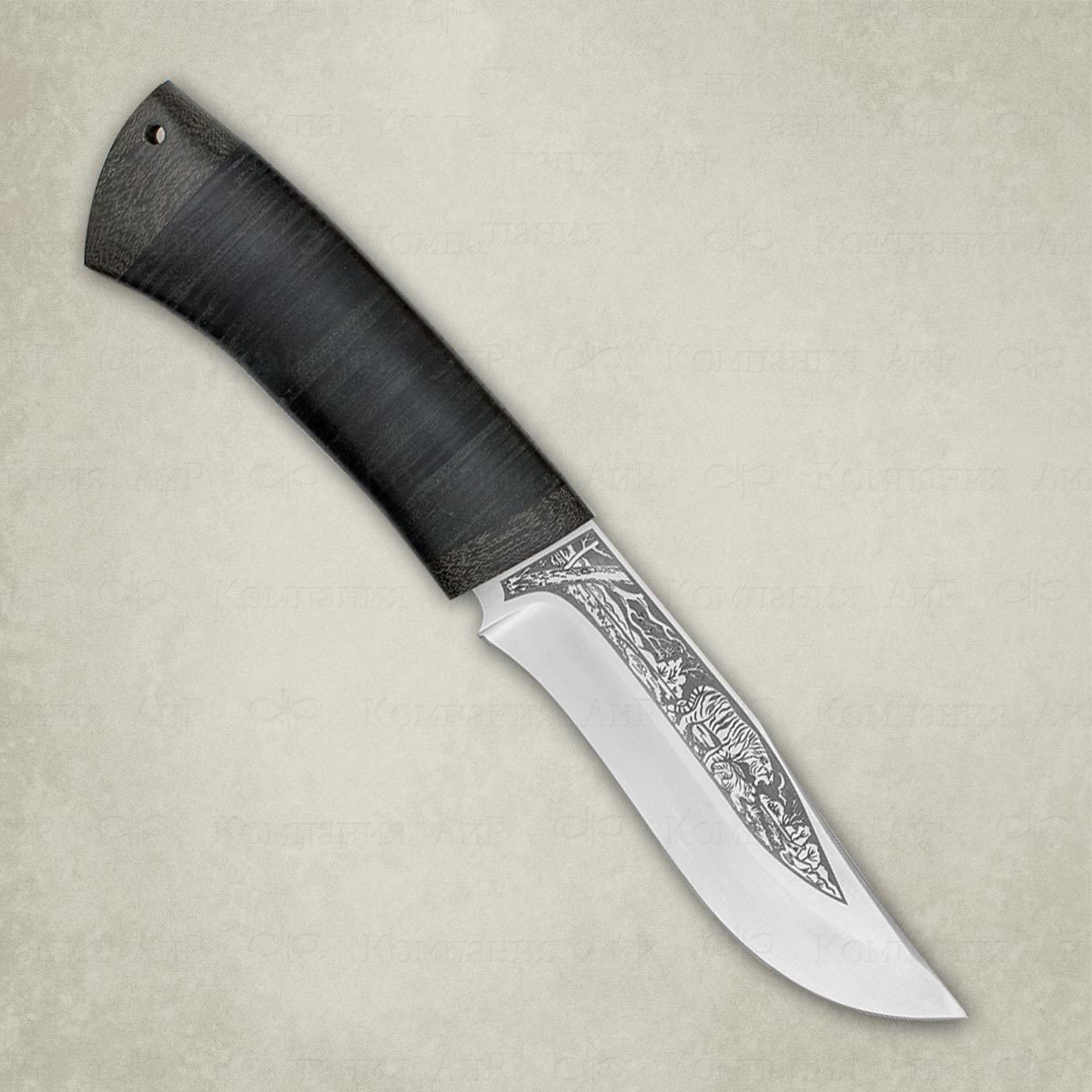 Нож Клычок-3, кожа, 100х13м нож цельнометаллический рифей текстолит 100х13м