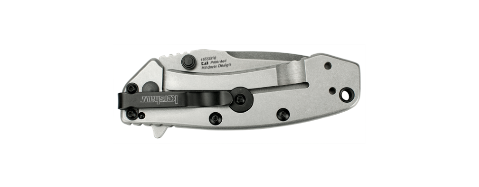 Складной полуавтоматический нож Kershaw Cryo G-10 K1555G10, сталь 8Cr13MoV, рукоять G-10/сталь - фото 5