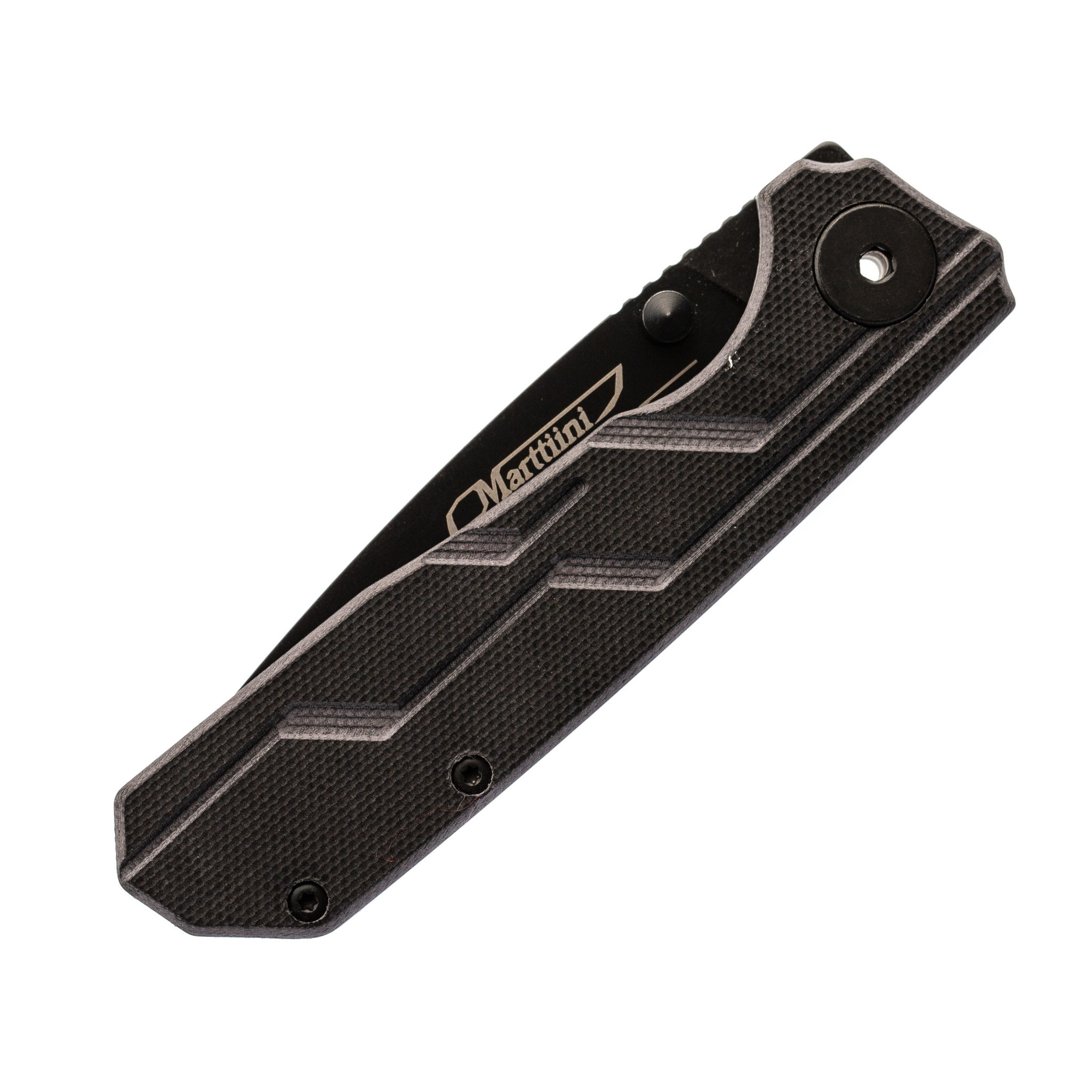 Складной нож Marttiini Folding Black B440, нержавеющая сталь, G10 - фото 4