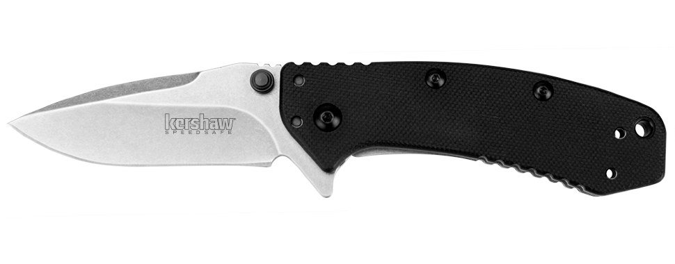 Складной полуавтоматический нож Kershaw Cryo G-10 K1555G10, сталь 8Cr13MoV, рукоять G-10/сталь - фото 7