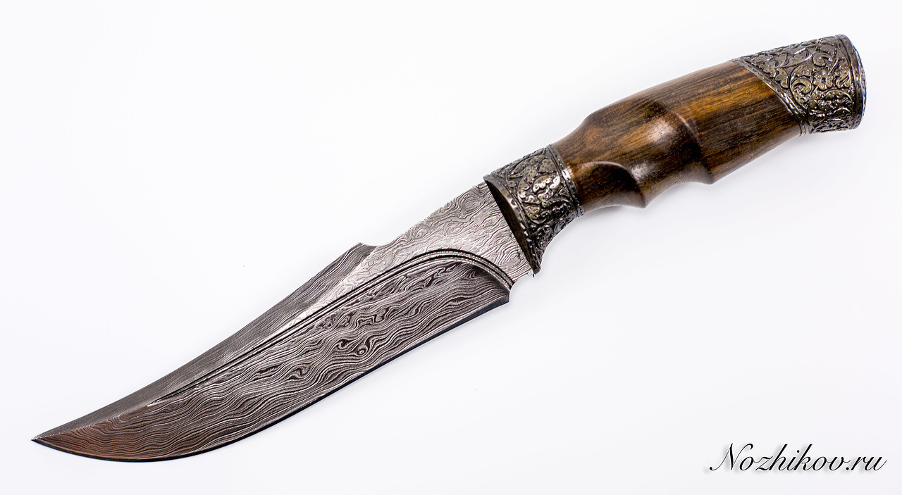 Авторский Нож из Дамаска №24, Кизляр