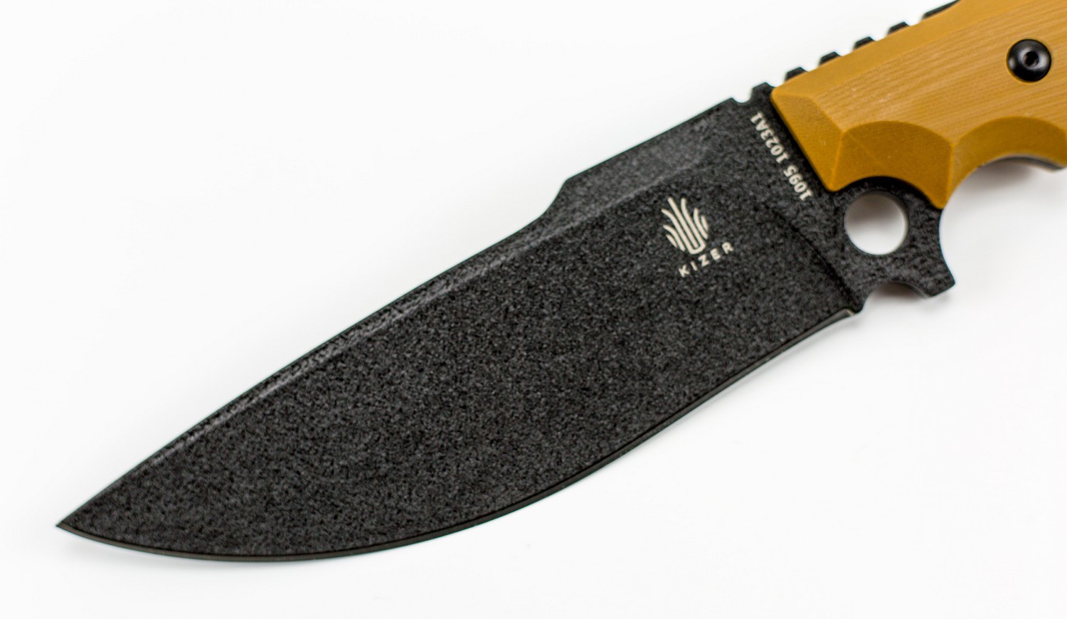 Нож Kizer Salient E613, сталь 1095 Carbon Steel, рукоять G10 - фото 2