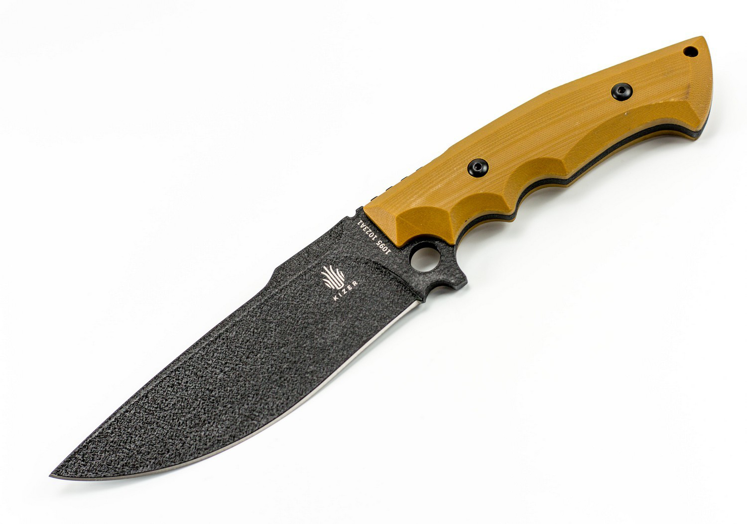 Нож Kizer Salient E613, сталь 1095 Carbon Steel, рукоять G10 - фото 3