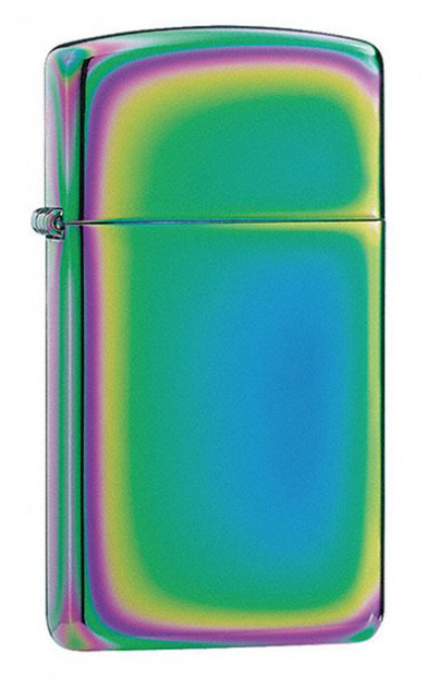 Зажигалка ZIPPO Spectrum, латунь с никеле-хром. покрыт., разноцветная, глянц., 30х55х10 мм