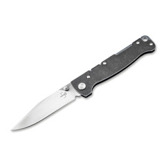 Фото Складной нож Boker Atlas Clippoint TS, сталь D2, рукоять нержавеющая сталь
