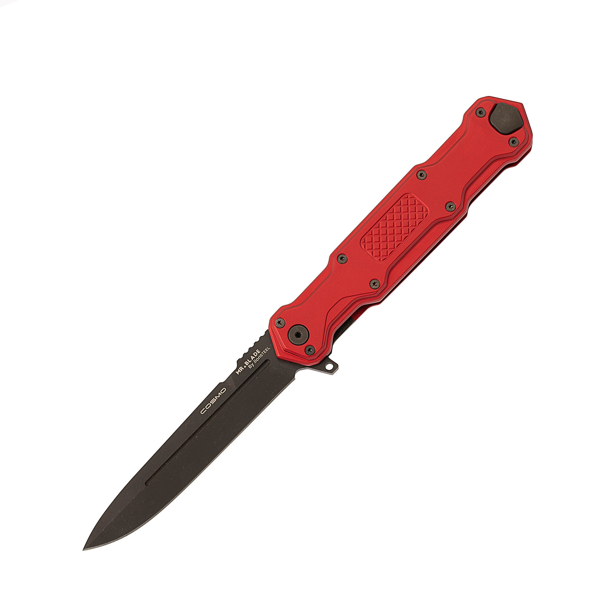 Складной нож Cosmo Red Black, сталь Sleipner - фото 1
