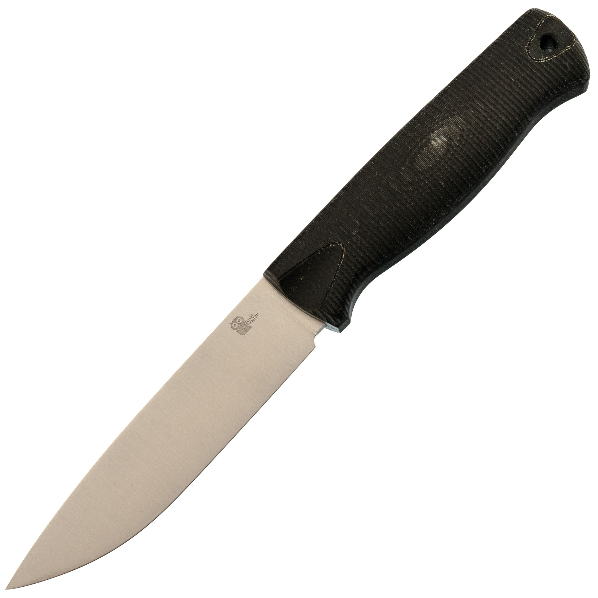 Нож Otus-F, сталь N690, рукоять микарта, черная