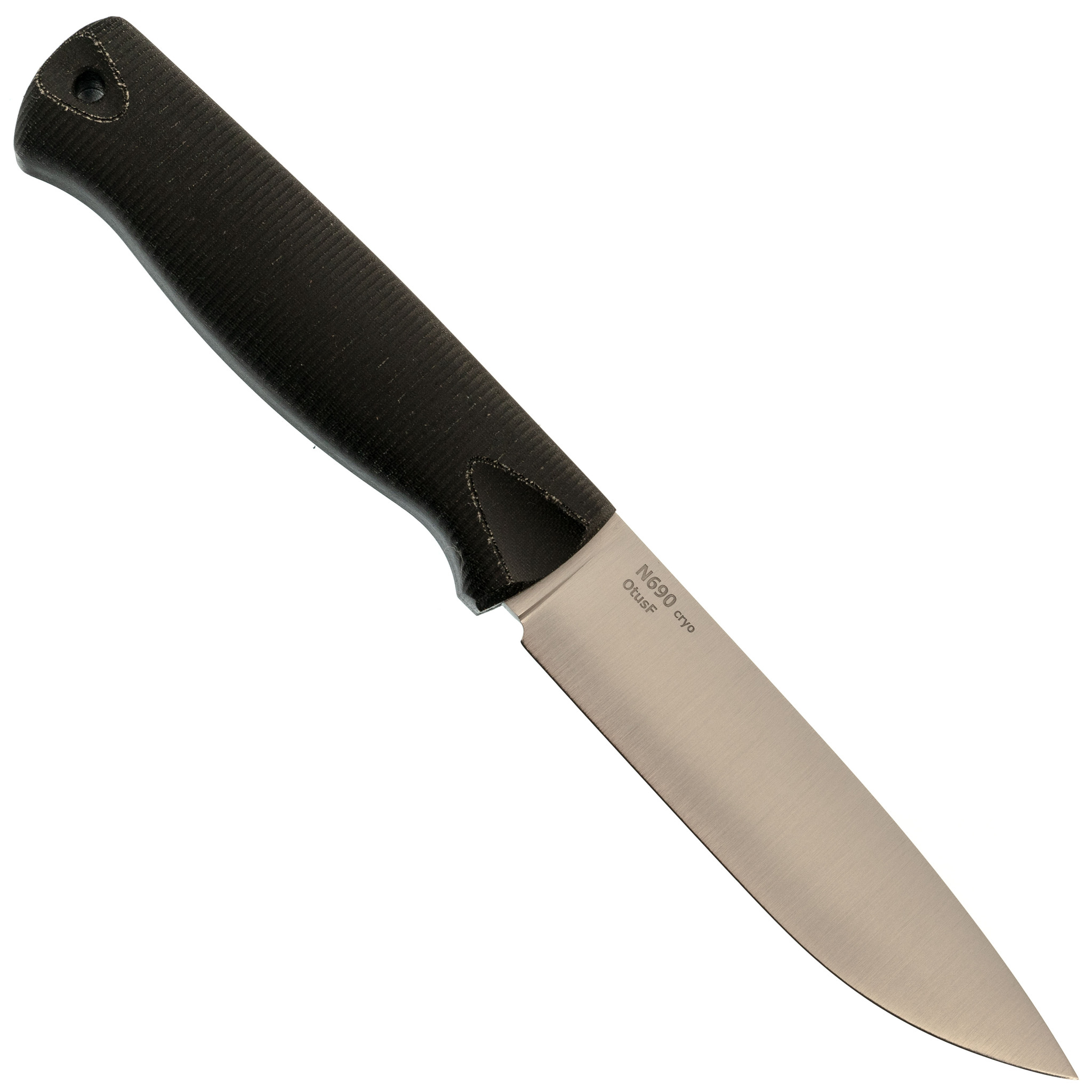Нож Otus-F, сталь N690, рукоять микарта, черная - фото 3