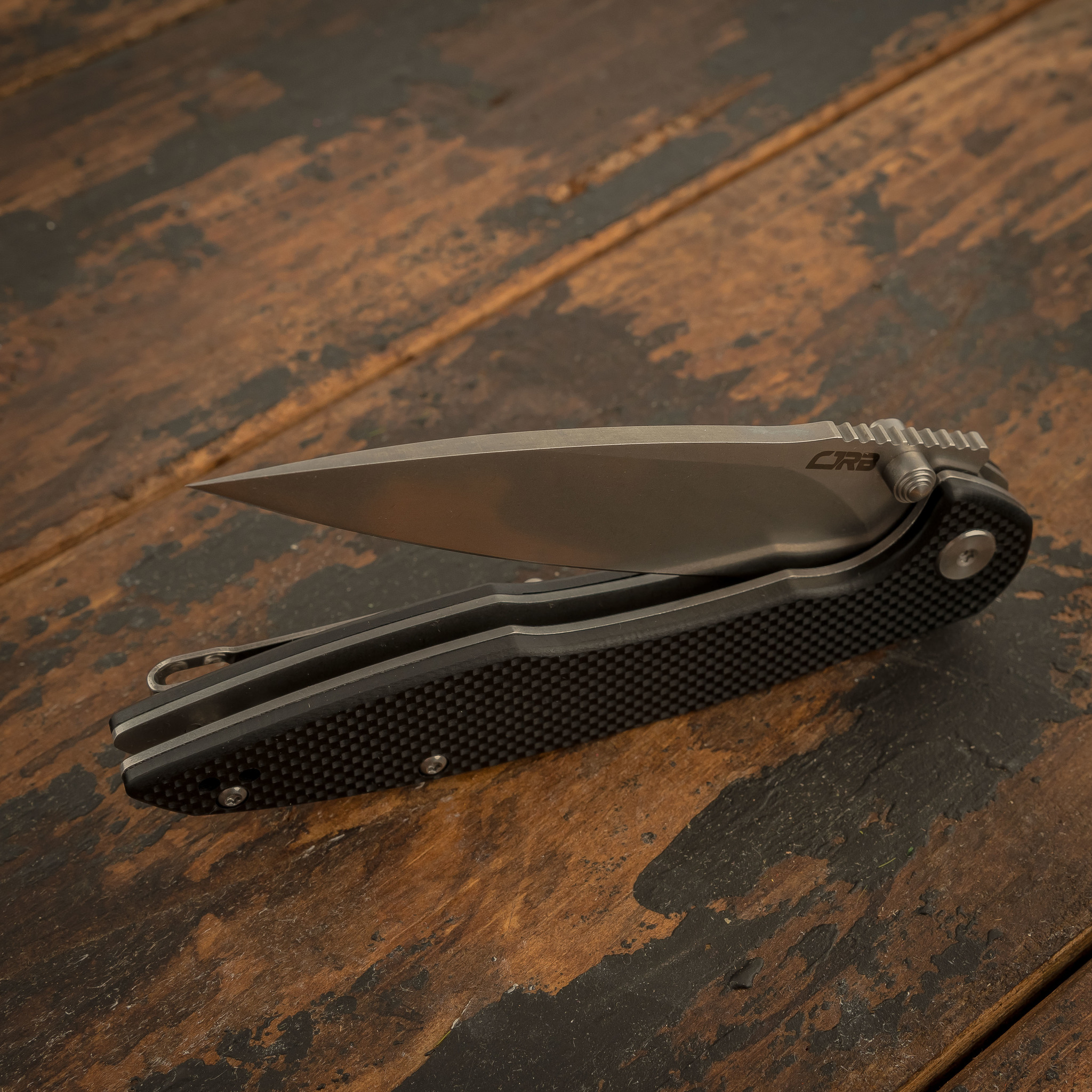 Складной нож CJRB Centros, сталь D2, Black G10 от Ножиков