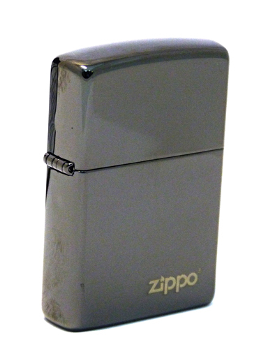 фото Зажигалка zippo zl ebony, латунь с никеле-хромовым покрытием, черный, глянцевая, 36х56х12 мм