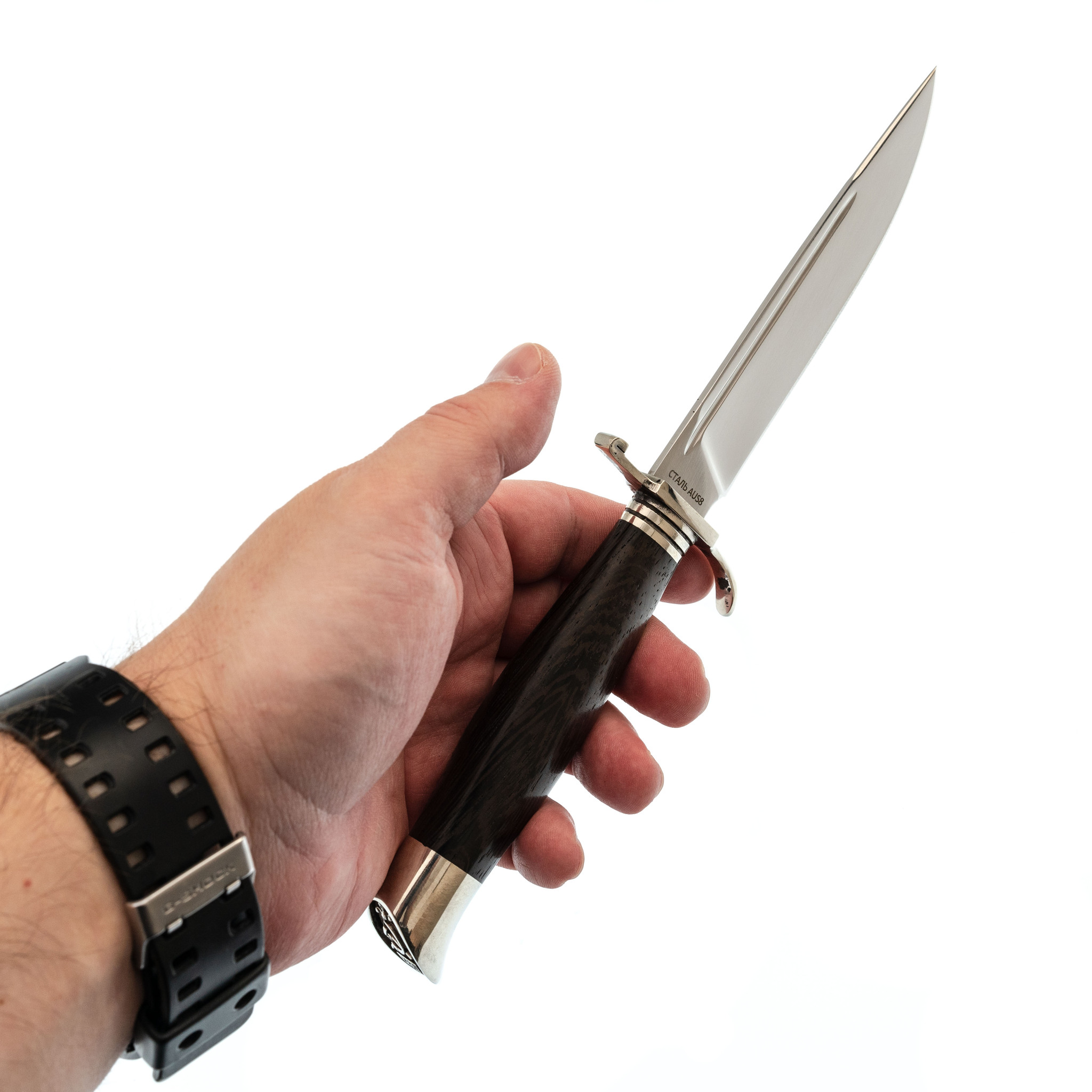 Нож Финка НКВД, сталь AUS-8, рукоять венге - фото 4