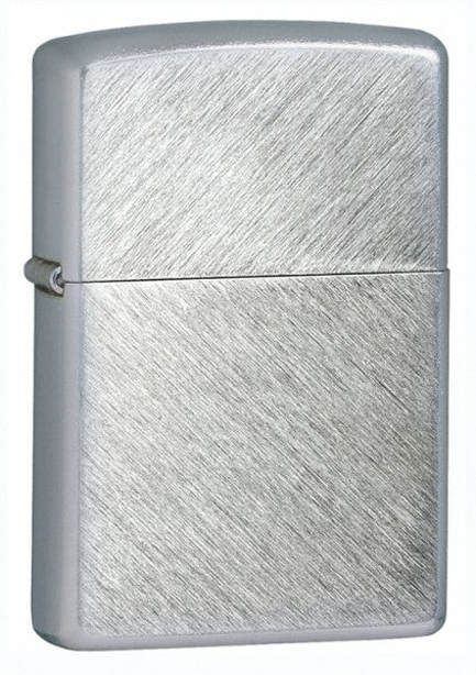 Зажигалка ZIPPO с покрытием Herringbone Sweep, латунь/сталь, серебристая, матовая, 36x12x56 мм