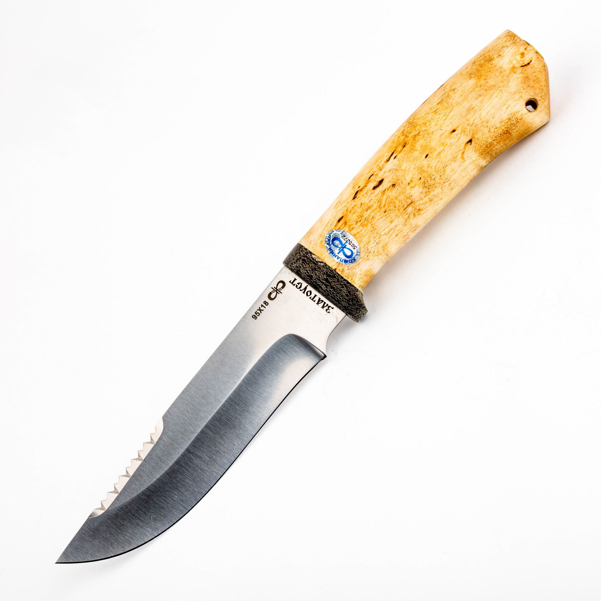 Нож Стрелец, карельская береза, 95х18, Бренды, АиР