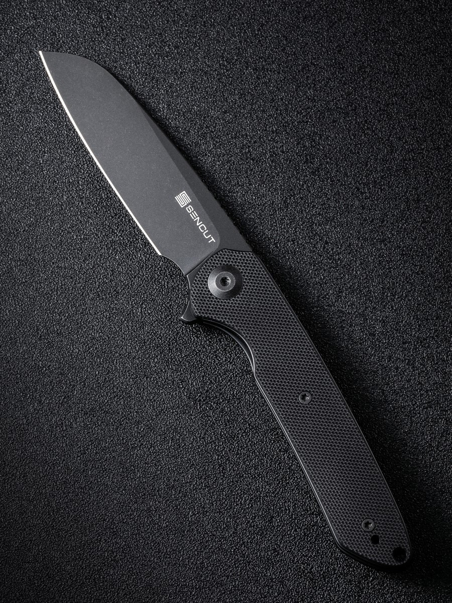 Складной нож Sencut Kyril, сталь 9Cr18MoV, рукоять G10, black - фото 9