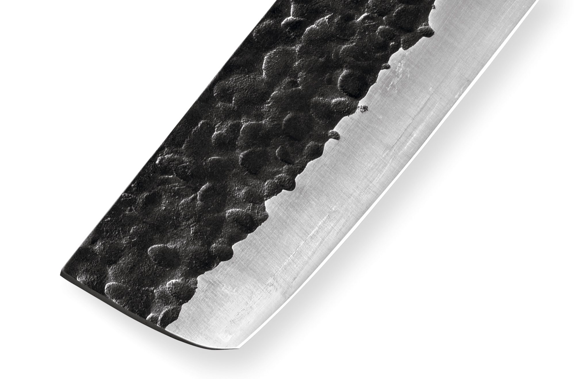Нож кухонный "Samura BLACKSMITH" накири 168 мм, AUS-8, микарта от Ножиков