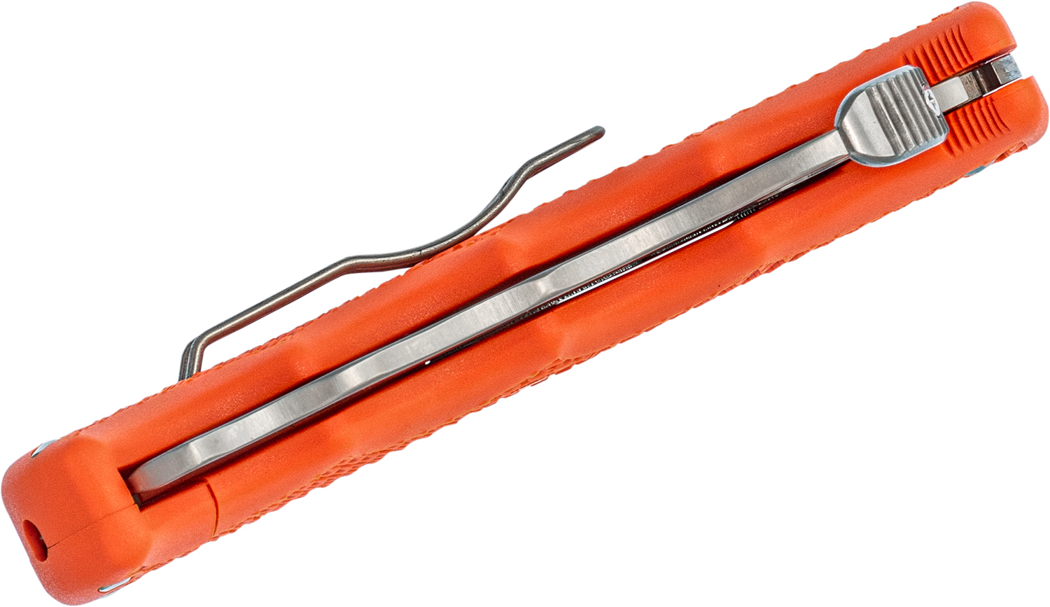Складной нож Rescue Assist™ Orange - Spyderco 79PSOR, сталь VG-10 Satin Serrated, рукоять термопластик FRN, оранжевый - фото 5