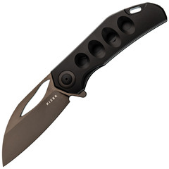 Фото Складной нож Kizer Hawk, сталь M390, рукоять титан, черный