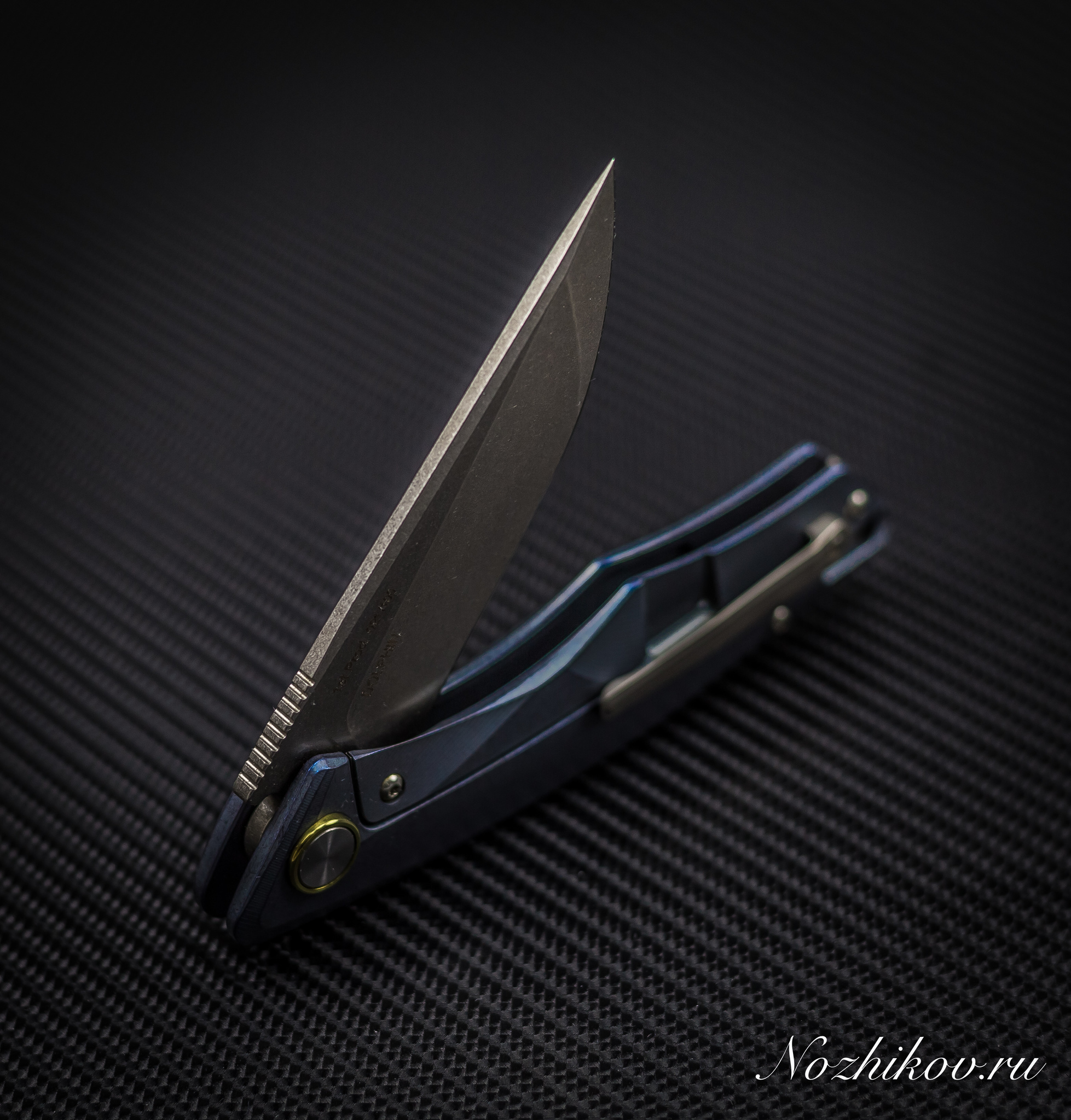 Складной нож Bestech Dolphin BT1707B, сталь CPM-S35VN, рукоять титан - фото 9