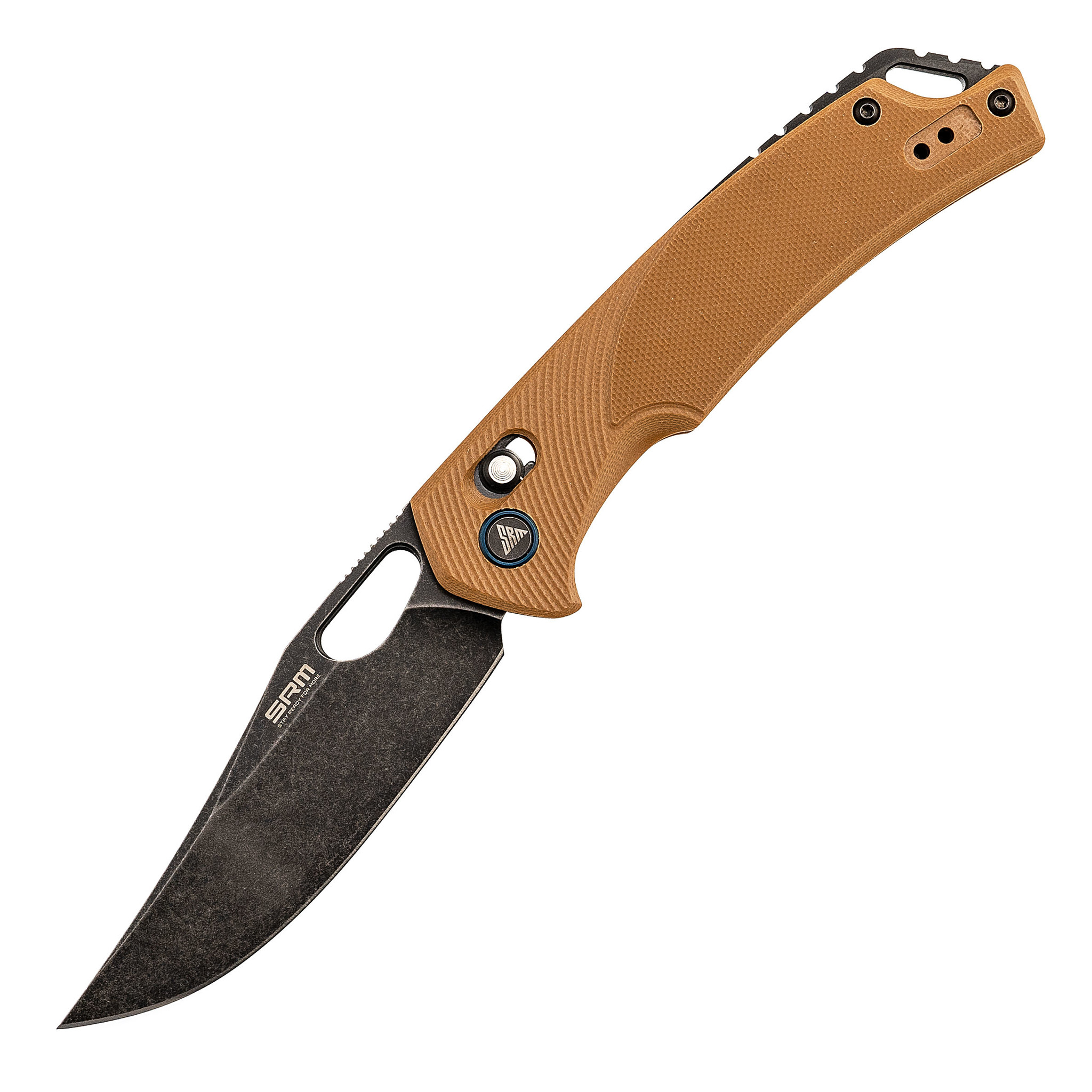 Складной нож SRM 9201-GW, сталь D2, рукоять G10