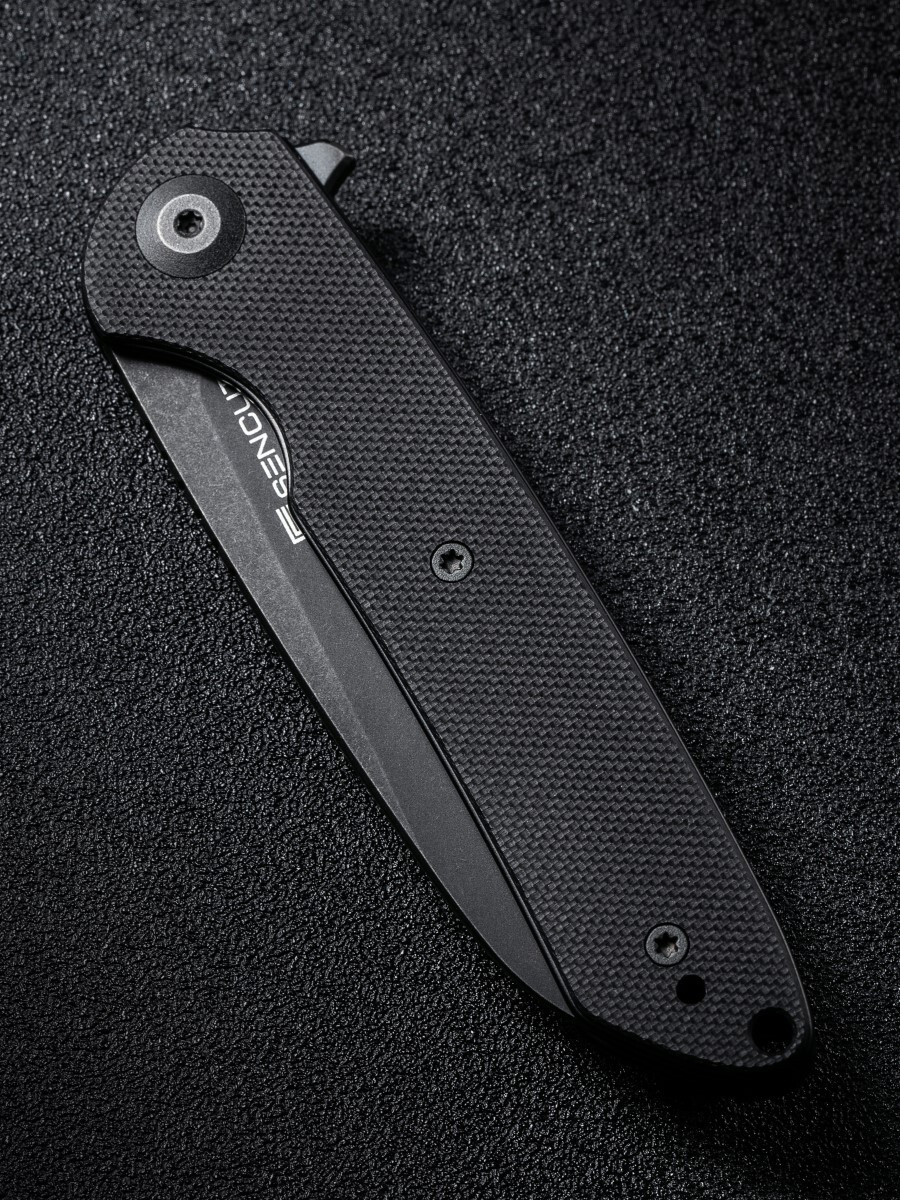 Складной нож Sencut Kyril, сталь 9Cr18MoV, рукоять G10, black - фото 10