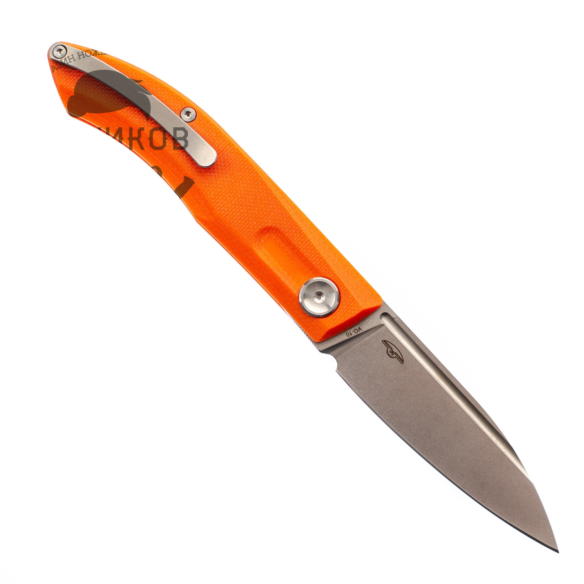 Складной нож Stella Orange RealSteel, сталь VG-10, рукоять G10 - фото 3
