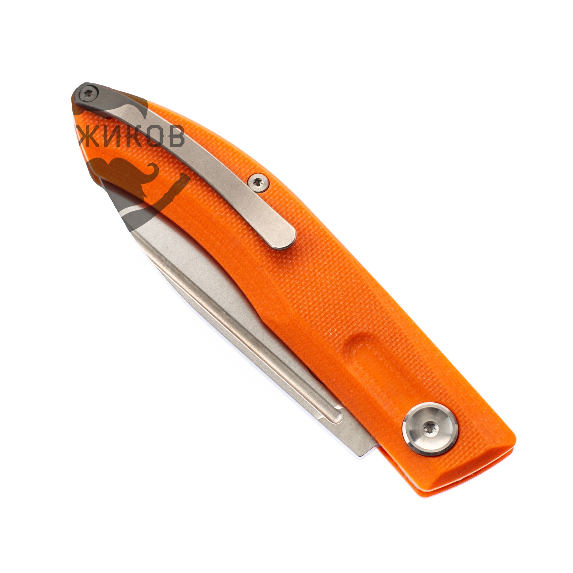 Складной нож Stella Orange RealSteel, сталь VG-10, рукоять G10 - фото 5