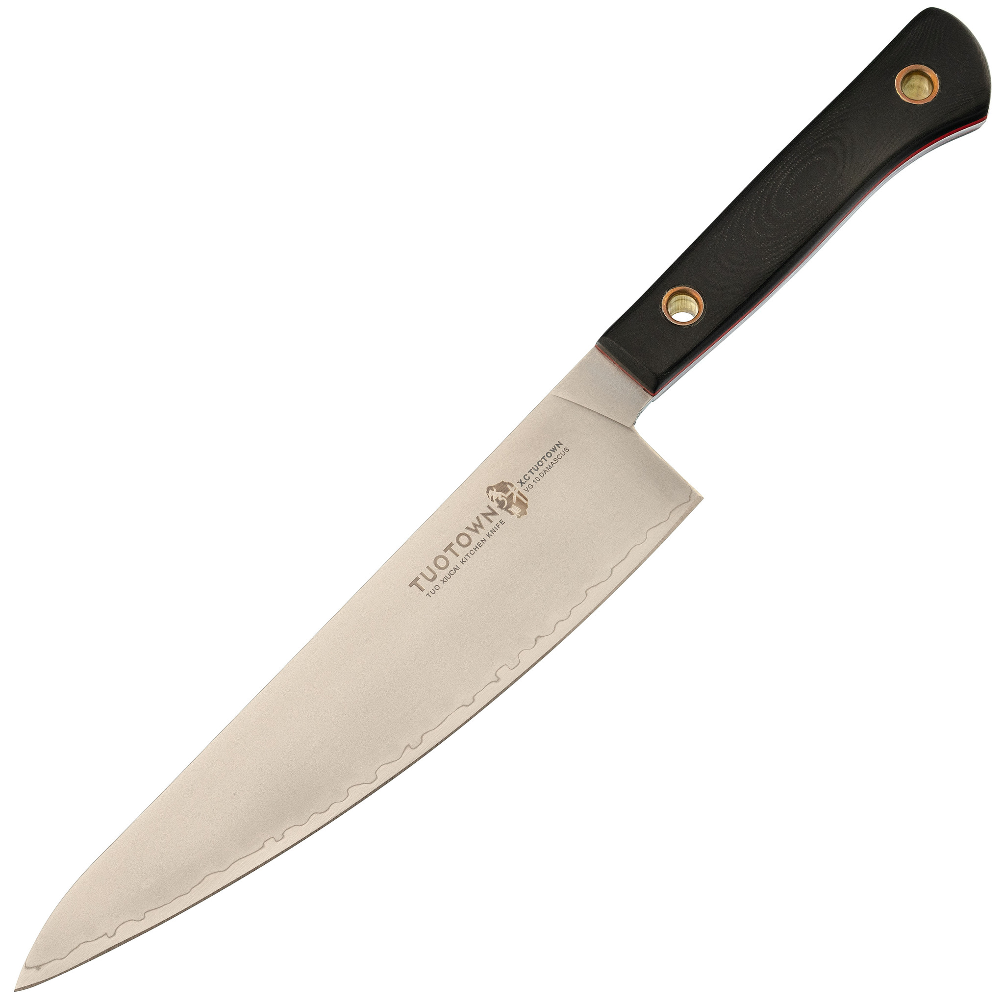 Кухонный нож Шеф большой, сталь VG10, обкладка AUS8, G10