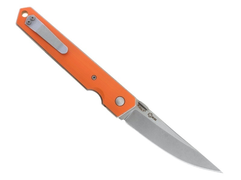 фото Нож складной kwaiken folder orange (ikbs®), boker plus 01bo292, сталь aus-8 stonewashed plain, рукоять стеклотекстолит g10, оранжевый