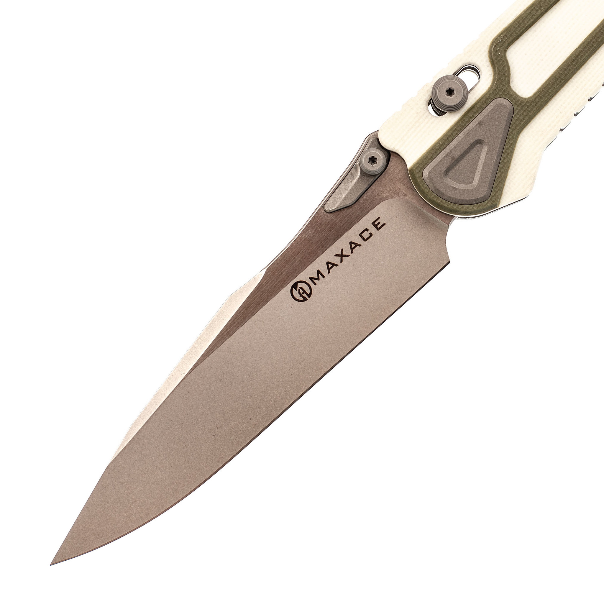 Складной нож Maxace Heron- K White, сталь Bohler K110 - фото 2