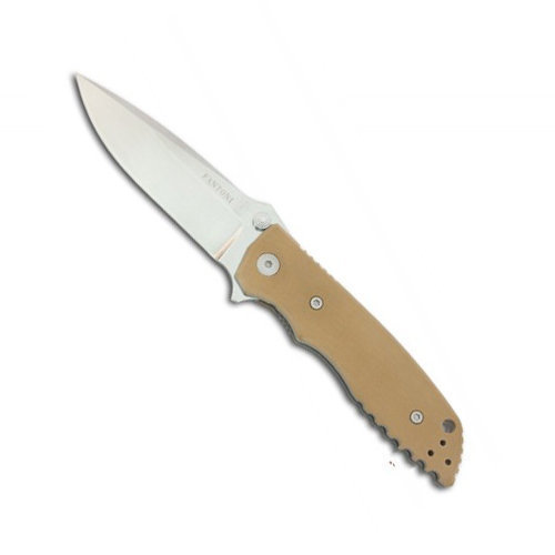 Нож складной HB01 Large, Desert Handle, Stonewashed Crucible CPM® S35VN™, William (Bill) Harsey Design 10.5 см. - фото 10
