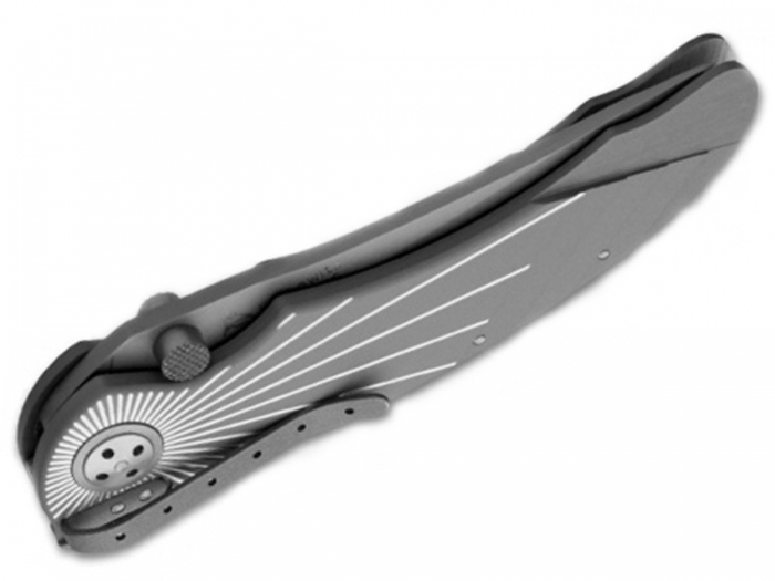 фото Складной нож crkt elishewitz e-lock starlight, сталь aus-8, рукоять алюминий