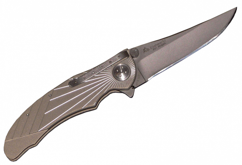 фото Складной нож crkt elishewitz e-lock starlight, сталь aus-8, рукоять алюминий