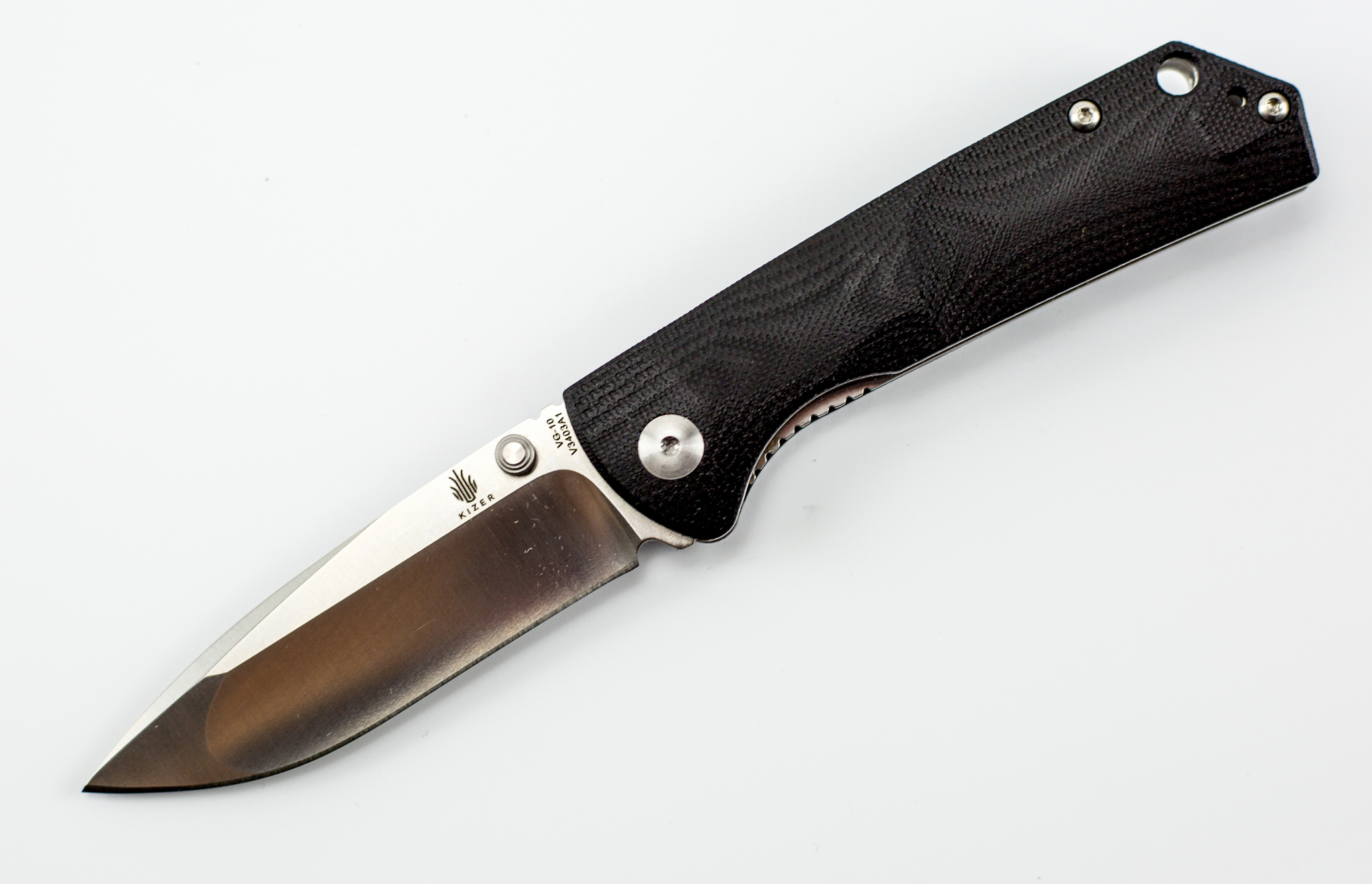 Складной нож Kizer Vigor, сталь VG-10, рукоять G10