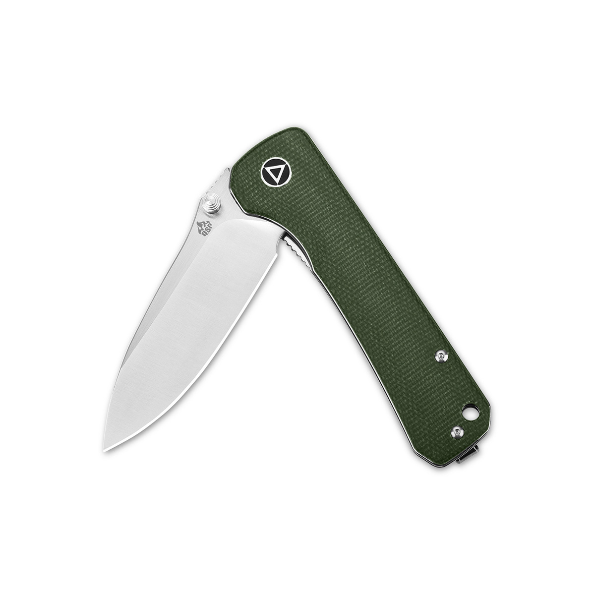 Складной нож Hawk, сталь 14C28N, рукоять микарта, зеленый - фото 2