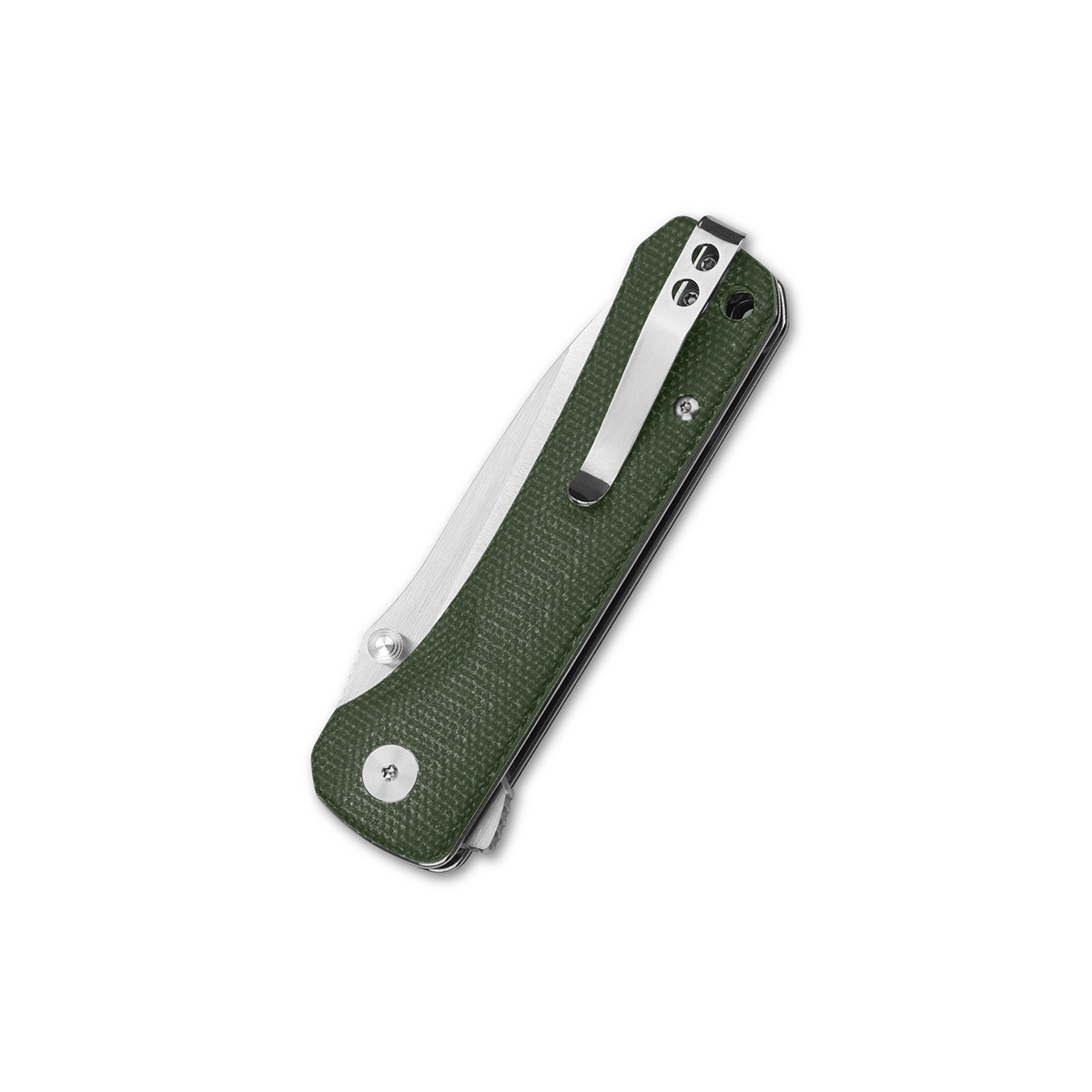 Складной нож Hawk, сталь 14C28N, рукоять микарта, зеленый - фото 4