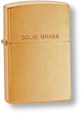 Зажигалка ZIPPO Brushed Brass, латунь, золотистый, матовая, 36х56х12 мм