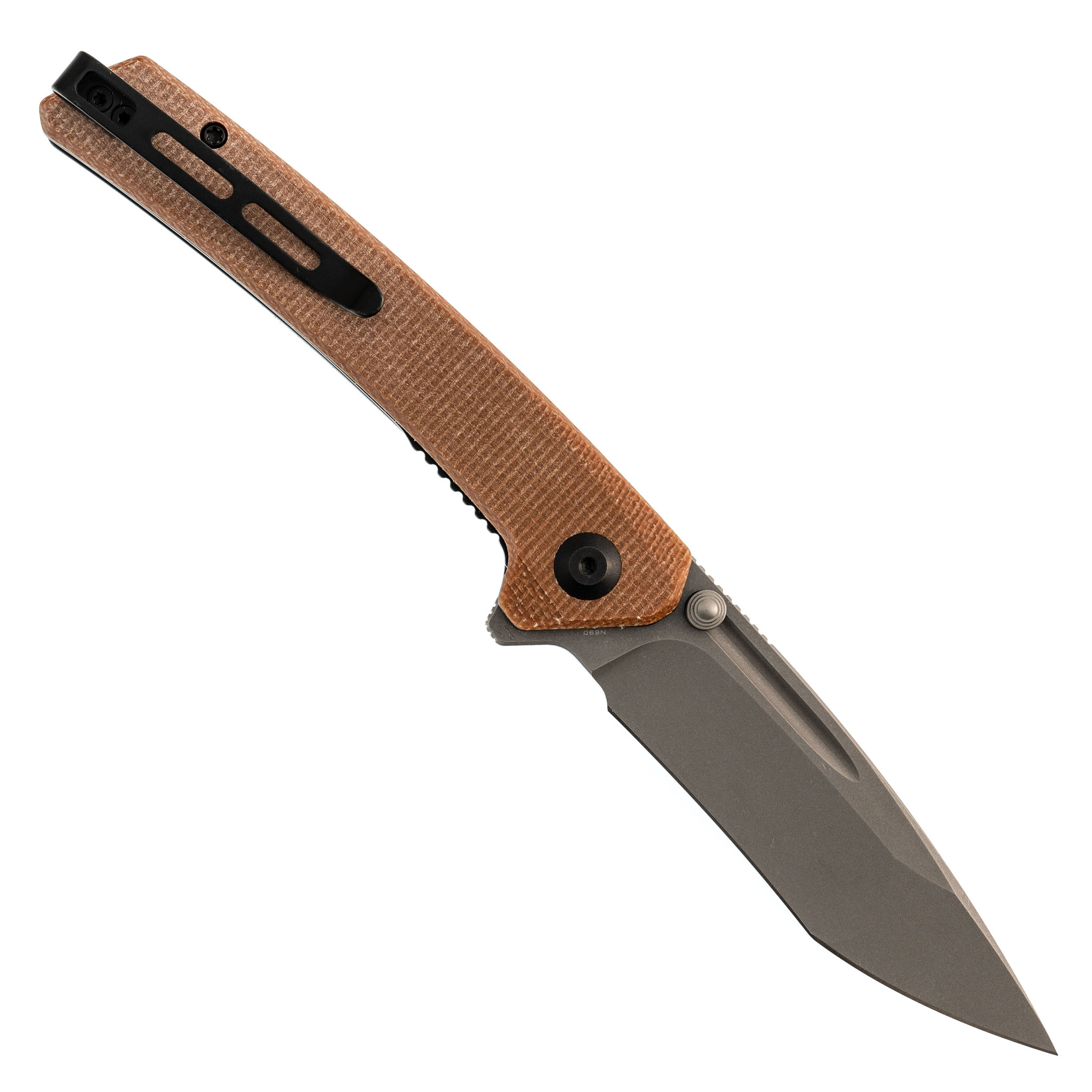 фото Складной нож civivi keen nadder, сталь n690, brown micarta