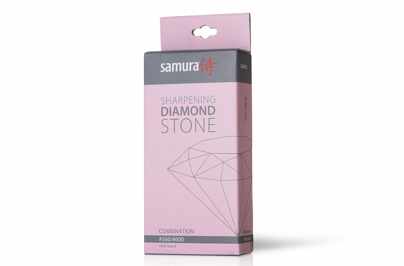 Камень точильный Samura Алмазный комбинированный #360/#600 от Ножиков