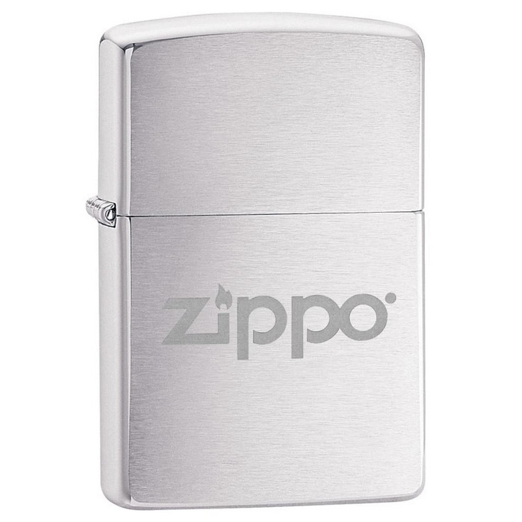 фото Подарочный набор zippo: фляжка 89 мл и зажигалка, латунь/сталь, серебристый, в коробке с подвесом