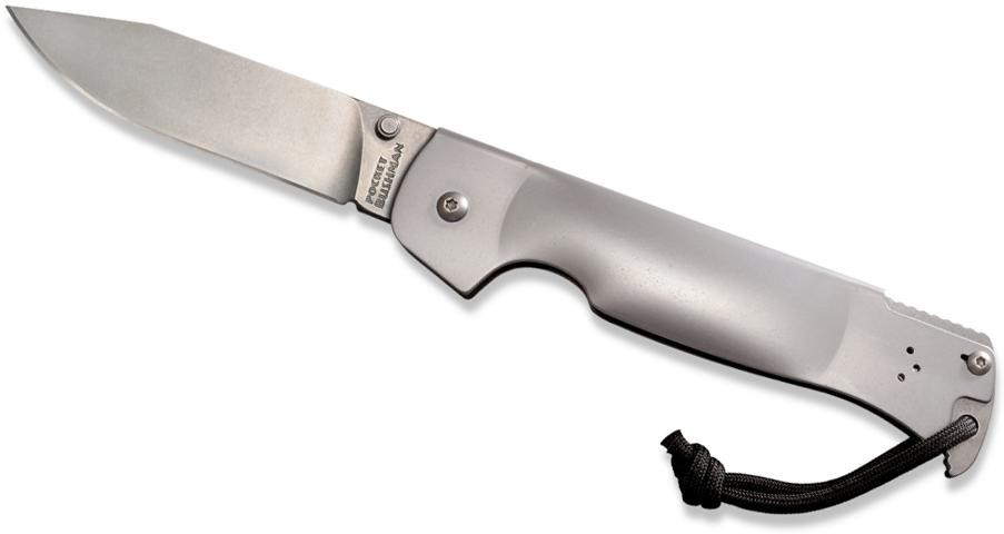 Складной нож Cold Steel Pocket Bushman 95FB, сталь 4116, рукоять нержавеющая сталь темляк для складного ножа с бусиной heart rn b r
