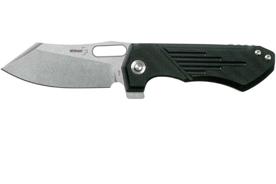 Нож складной Boker Plus Jason B. Stout Design Leviathan, сталь D2 Stonewash Plain, рукоять G10, 01BO751 - фото 3