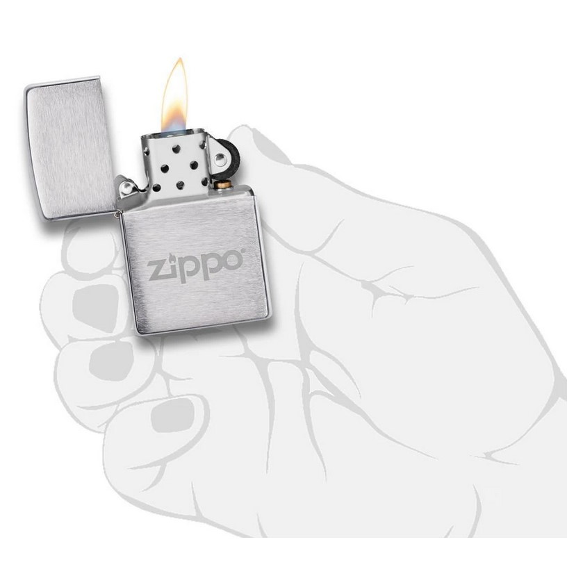 Подарочный набор ZIPPO: фляжка 89 мл и зажигалка, латунь/сталь, серебристый, в коробке с подвесом - фото 8