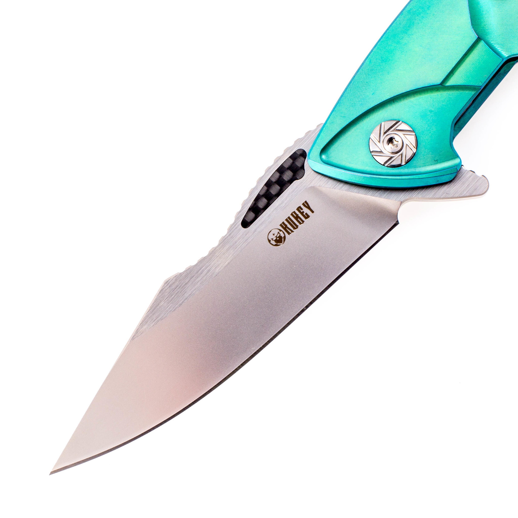 Складной нож Kubey KU204B, сталь S35VN,зеленый от Ножиков
