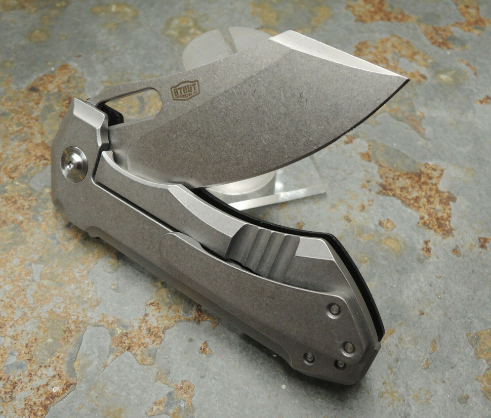 Нож складной Boker Plus Jason B. Stout Design Leviathan, сталь D2 Stonewash Plain, рукоять G10, 01BO751 - фото 9