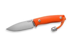 Фото Нож с фиксированным клинком LionSteel M1 GOR, сталь M390, рукоять G10, оранжевый